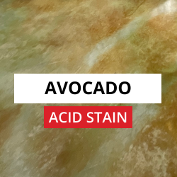 Avocado Acid Stain Project Gallery